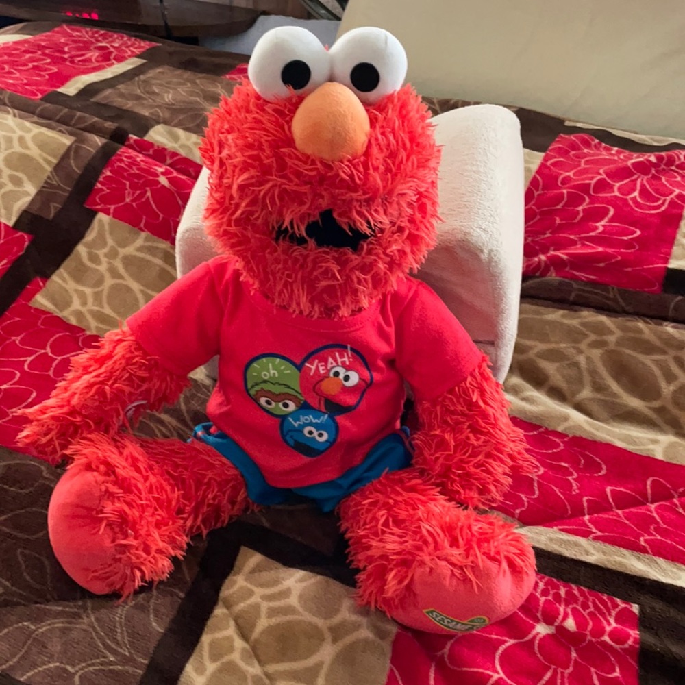 Elmo from Build a Bear.